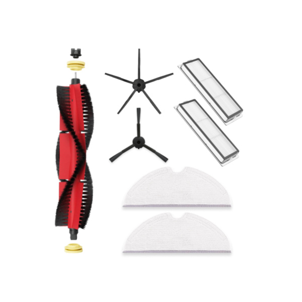 Набор аксессуаров Medium для робота-пылесоса Xiaomi Mi Robot Vacuum Cleaner 1S (SDJQR03RR), основная щетка с роликами, черные боковые щетки